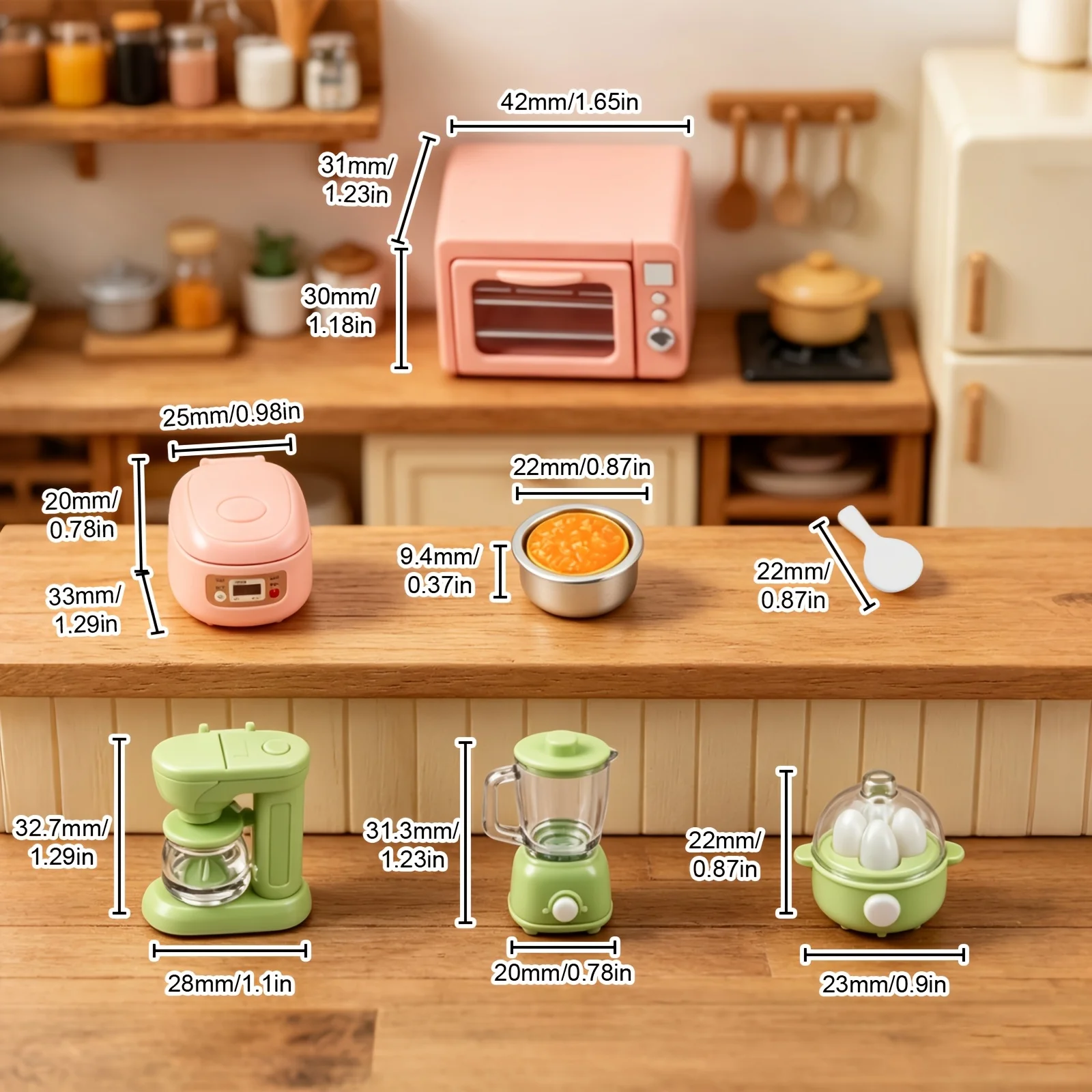 Набор из 14 миниатюрных кухонн – обзор и цена Kitchen Appliances Photos
