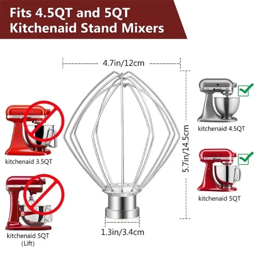 6-проволочный стальной венчик  – обзор и цена Kitchen Appliances Kitchenaid